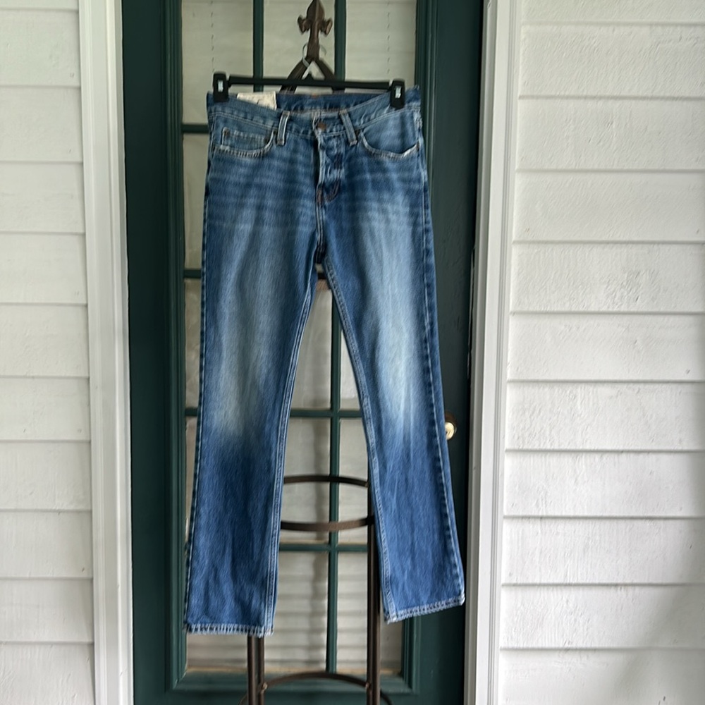 Hollister Denim Slim Straight Jeans with Button Fly size 29 / 30
